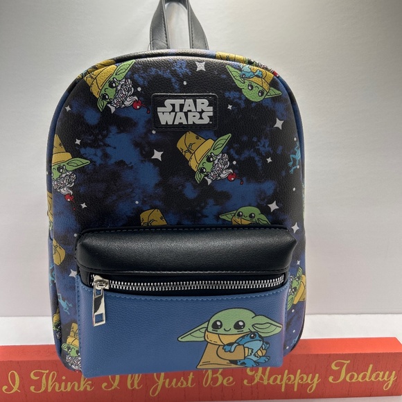 Bioworld Bags Star Wars Disney Grogu Frog Cupcake Mini Backpack Bag